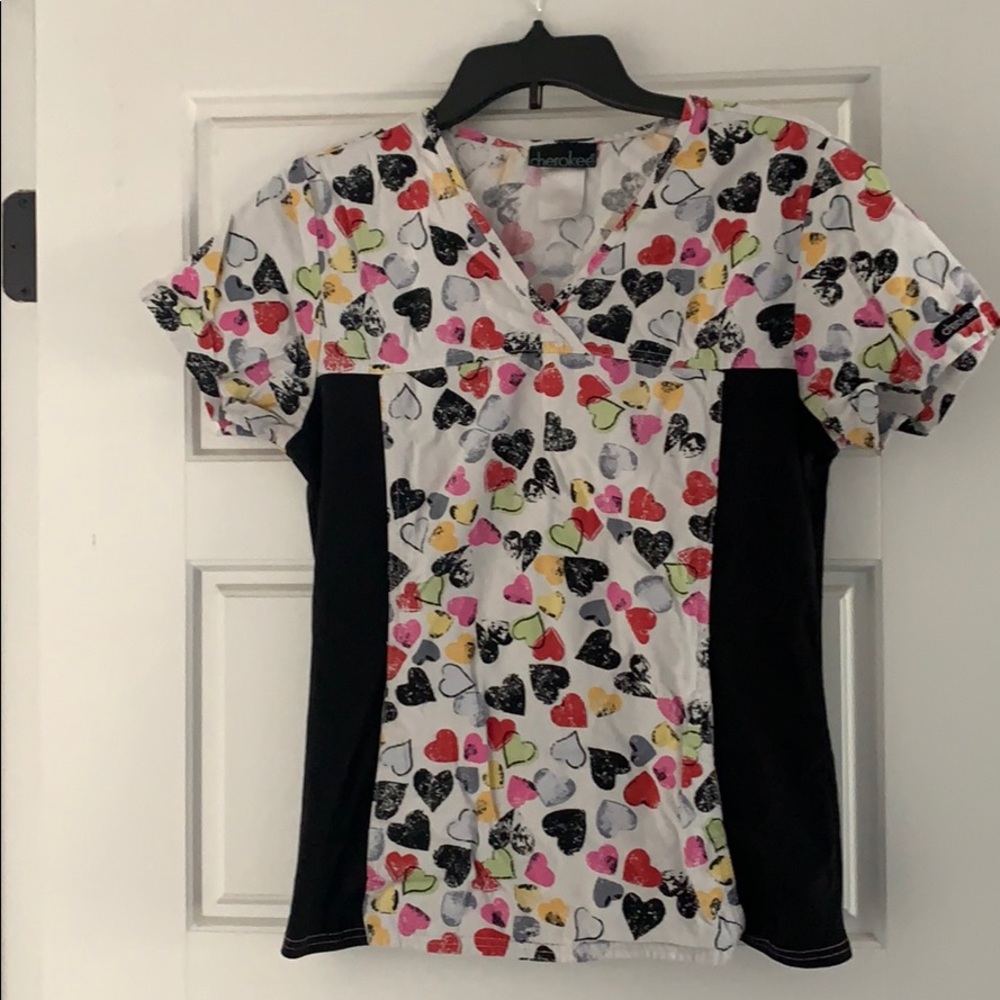 Cherokee scrub top.
